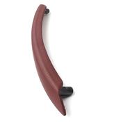 ABHBVGZFZT Interior Door Handles for BM&W for X5 for E70 2007-2013 Left Right Interior Passenger Door Pull Handle Leather Outer Cover Front Rear(Right Red Brown)