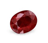 Abhinav Gems, 12.50 Ratti Natural A Quality A Quality Burmese Ruby Manic Stone Original Earth Mind Certified Natural A Qaulity Loose Gemstone (Lab - Teseted), Free Size