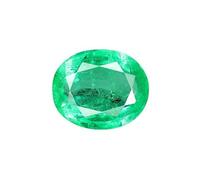 Abhinav Gems, 4.25 Ratti / 3.88 Carat AAA Natural + + Super Luxury Quality Green Stone, Natural Emerald/Zambian Certified Panna Stone for Men and Women (approved by the