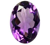 Abhinav Gems - High Quality Natural Amethyst Stone, 4.25 Ratti/3.88 Carat, Lab Certified, High Quality Natural Earth Spirit, Katela/Kathela Rashi Ratna, Loose Gemstone Loose Gemstone,