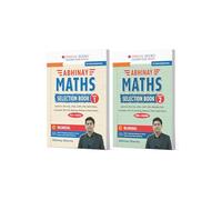 Abhinay Maths Selection Book-Vol. 1 & Vol. 2 (Set of 2 Books) Bilingual Workbook for All Govt Exams| Geometry, Mensuration, Coordinate Geometry, Algebra,Trigonometry, Height & Distance For Latest Exam
