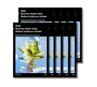 Abib Gummy Sheet Mask Sedum Hyaluron Sticker 10 Sheets (Moisturizing) I Korean Face Mask for Sensitive Skin, Soothing & Redness Relief, Daily Skincare Treatment, K-Beauty Sheet Mask