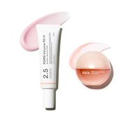 Abib PDRN Volume Plumping Duo: Volume Fill-It Cream & Collagen Lip Mask Glazed Jelly, Korean Firming Cream for Forehead & Neck Wrinkles with Sleeping Lip Mask for Dry Lips