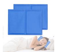 Abibiocy 2PCS Gel Cooling Mat for Bed Pet 11.81x15.75 Inch Multipurpose Instant Cooling Gel Pad Waterproof Cool Pillow Pads Washable Foldable for Summer Cool Pads for Bed