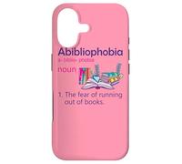 Abibliophobia Definition Reading Nerd Book Lovers Geek Girls Case for iPhone 17