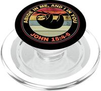 Abide In Me And I In You I Am The Vine John 15:4-5 Sloth PopSockets PopGrip for MagSafe