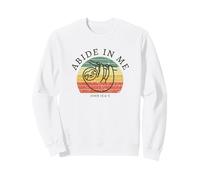 Abide In Me And I In You I Am The Vine John 15:4-5 Sloth Sweatshirt