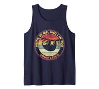 Abide in Me and I in You I Am The Vine John 15:4-5 Sloth Tank Top