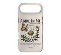 Abide In Me John 15:4 Christian Bible Scripture Flowers Case for iPhone Air