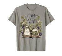 Abide in the Vine John 15:5 Bible Verse Christian Faith T-Shirt
