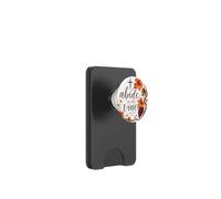 Abide In The Vine Leaf Elegant Botanical Scripture Graphic PopSockets PopWallet for MagSafe