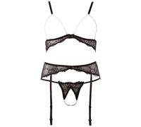 Abierta Fina - Pearl Lace Lingerie Set