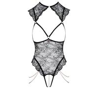 Abierta Fina Women Crotchless Body Black S