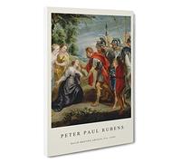 Abigai and David Peter Paul Rubens Canvas Print | Gallery Wrapped 30mm Frame Wall Art | 30x20 inches | Ready to Hang | Contemporary Picture | Living Room Bedroom Lounge Office