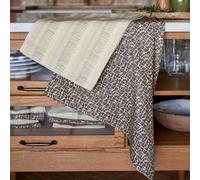 Abigail Ahern x Murmur Camille & Moya Tea Towels, Charcoal/Canvas Cream