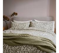 Abigail Ahern x Murmur Cleo Super Kingsize Duvet Cover SET, Sage Green
