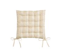 Abigail Ahern x Murmur Moya Seat Pad, Warm Ochre/Canvas Cream