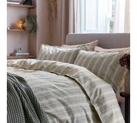 Abigail Ahern x Murmur Moya Single Duvet Cover SET, Charcoal/Canvas Cream