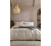 Abigail Ahern x Murmur 'Zelda' Woven Cotton Duvet Cover Set in Cream | Size: Double Abigail Ahern x Murmur Cream Double