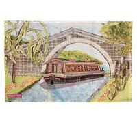 Abigail Mill Cotton Tea Towel Canal Barge