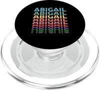 Abigail Name Personalized Women Girl Retro Vintage Pattern PopSockets PopGrip for MagSafe