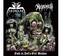 ABIGAIL / NEKROFILTH - F**K IN HELL’S EVIL BITCHES (LUCKY DIP - BLACK OR SPLATTER) [VINYL]