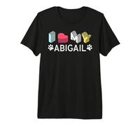 Abigail Personalized Dog Name Abigail Pet Lover Premium T-Shirt
