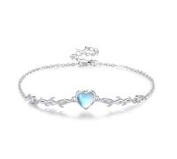ABIGY Moonstone Bracelet for Women 925 Sterling Silver Tree Branch Bracelet Tree Moonstone Jewellery Christmas Birthday Anniversary Jewellery Gifts for Daughters Sisters Friends Mum Wife