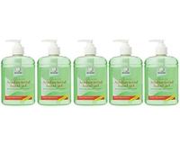Ability Superstore 500 ml Antibacterial Hand Gel Pump Action Bottle - Pack of 5