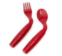 Ability Superstore Easy Eaters Right Handed Curved Cutlery ( Assorted colors )