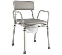 Ability Superstore Grey Height Adjustable Commode Chair