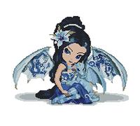 Abillyn Embroidery Cross Stitch Kits Dragon Fairy Stamped with Printed Pattern Starter Kit (Dragon Fairy)