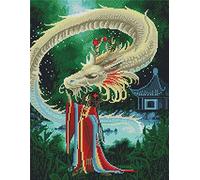 Abillyn Embroidery Cross Stitch Kits Oriental Dragon Stamped with Printed Pattern Starter Kit (Oriental Dragon)