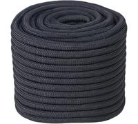 Abio Polypropylene Rope 20 mm 10 m Black Washing Line Cord Masonry Cord Ropes Outdoor German Army Equipment Rope Tent Cord Tension Rope Boat Line Repair Cord Black 20 mm / 10 m
