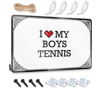 Abipuir Bar Sign for Outdoor Bar I Love My Boys Tennis Tin Sign Bedroom Decorations Funny Decor for Bar (Color : Colour, Size : 30X40CM)