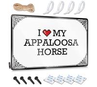 Abipuir Bro Cave Sign I Love My Appaloosa Horse Tin Sign Things Under 10 Dollars Man Cave Decor (Color : Colour, Size : 20X30CM)