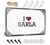 Abipuir Bro Cave Sign I Love Sarla Tin Sign Things Under 10 Dollars Man Cave Decor (Color : Colour, Size : 30X40CM)