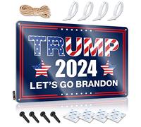 Abipuir Trump 2024 Lets Go Brandon Tin Sign Man Cave Decorations (Size : 20X30CM)