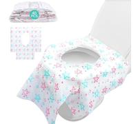 ABirdon Disposable Toilet Seat Covers, 40 Pcs Individually Packed, for Adults and Children Portable Seat Cover Protectors for Public Toilets and Travel