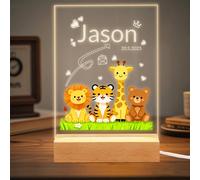 ABirdon Personalised Baby Gift,Custom Nursery Night Light, Baptism Keepsake Bedroom Lamp, Unique Birthday Gift for Kids, Children’s Holiday Present, Christmas Christening Gifts