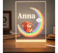 ABirdon Personalised Baby Gift,Custom Nursery Night Light, Baptism Keepsake Bedroom Lamp, Unique Birthday Gift for Kids, Children’s Holiday Present, Christmas Christening Gifts