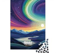 Abisko National Park Adult Jigsaw Puzzle, 1000 Pieces, 52x38cm/1000pcs, January Puzzle Activity, Quiet Evening Activity And January Evenings