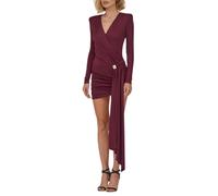 Abito Ab71947E2 - female - Elisabetta Franchi - Party Dresses - Red - L - Dresses L