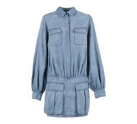 Abito corto Utility Chambray Loft - female - 7 For All Mankind - Shirt Dresses - Blue - S - Dresses S