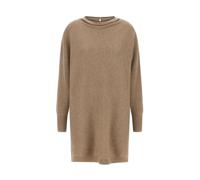 Abito in maglia a coste - female - Brunello Cucinelli - Knitted Dresses - Brown - S - Dresses S