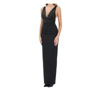 Abito lungo dritto - female - Elisabetta Franchi - Gowns - Black - M - Dresses M