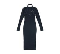 Abito Lungo Fibbia - female - Versace Jeans Couture - Midi Dresses - Black - S - Dresses S
