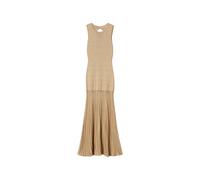 Abito lungo girocollo - female - Twinset - Gowns - Beige - M - Dresses M