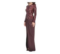 Abito lungo gonna in lycra - female - Elisabetta Franchi - Gowns - Red - L - Dresses L