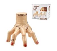 Abitoncc Fake Moving Hand with Halloween Music Cosplay Scary Crawling Thing Hand for Halloween Movie Prank Decorations Prop ( No Battery )